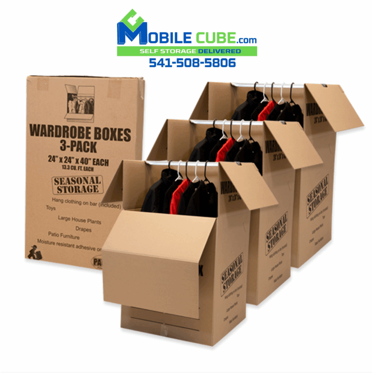 Mobile Cube Wardrobe 3 pack moving bundle